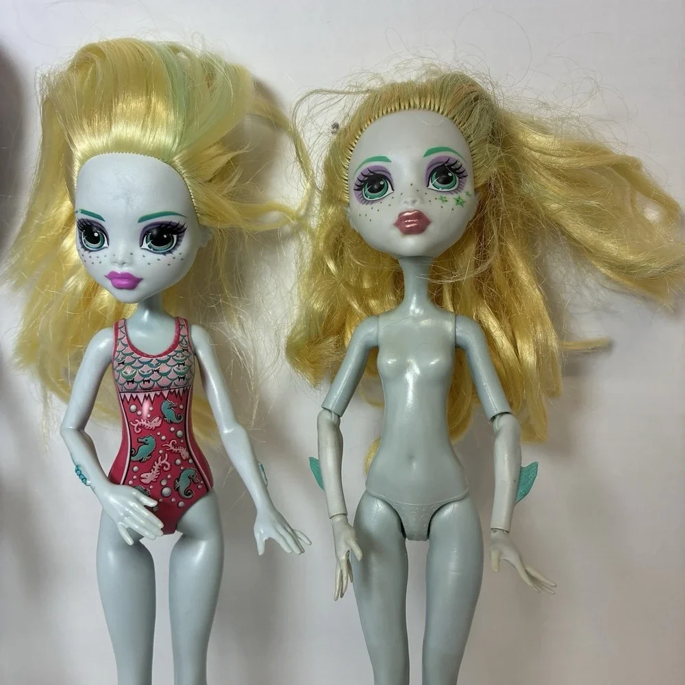 Monster High Lot Of 3 Dolls Lagoona Blue and Monica D'Kay 2015 - 2017